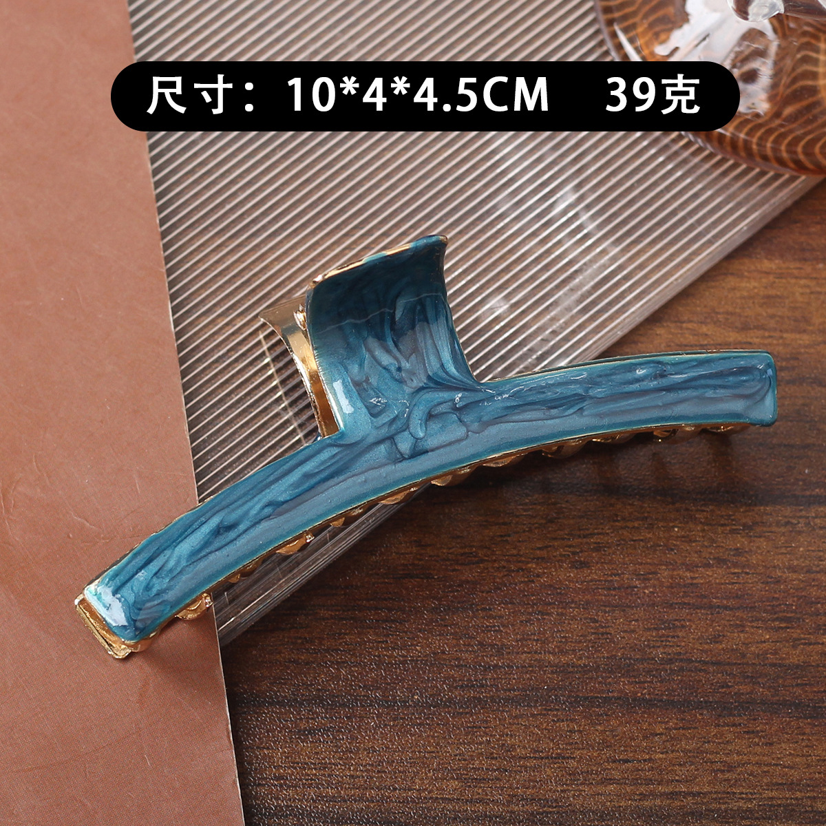 Japón y Corea del Sur caliente chica de moda metal clips raspar tiburones raspar tiburones raspar ventana fría cabeza trasera cabello raspar adornos para el cabello
