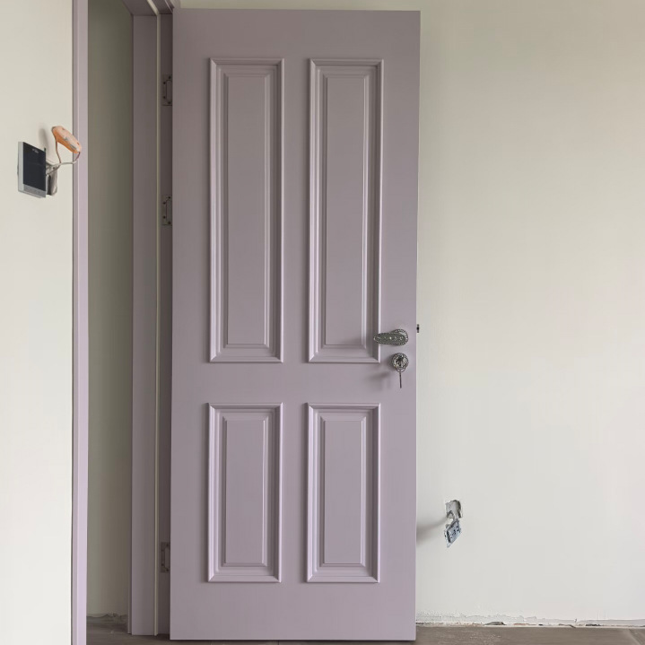 French-Style Painted Room Door, Solid Wood Composite Door, Bedroom Door, Interior Wooden Door, Interior Door, Painted Door, Durable and Stylish Door