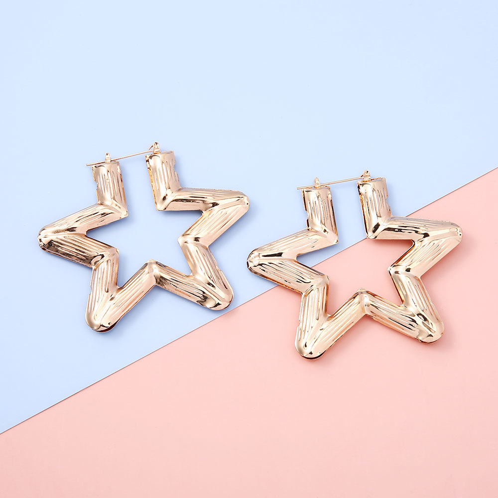 Fashion Geometric Plating Alloy Earrings display picture 3