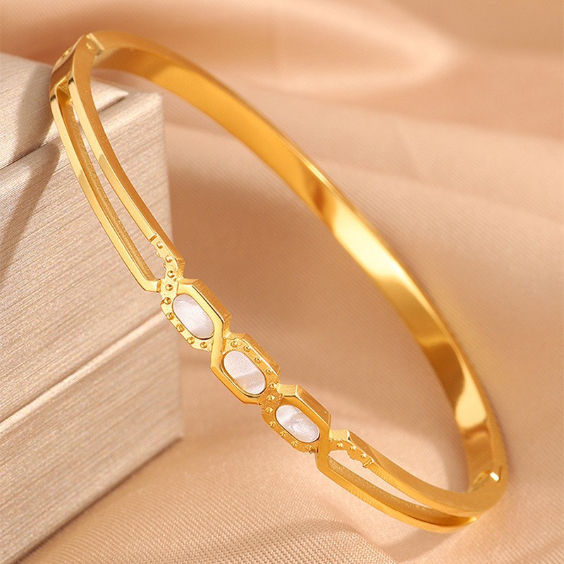 【108】SZ268-1 gold hollow shell bracelet