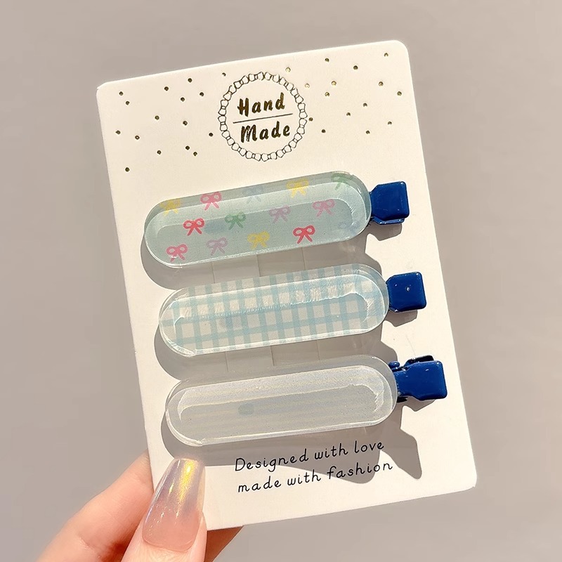 3 horquillas de gelatina azul