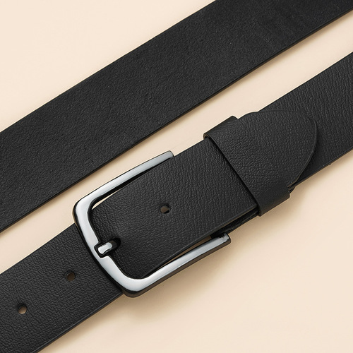 New men's genuine leather belt, simple and versatile jeans belt, retro belt, cowhide fast belt