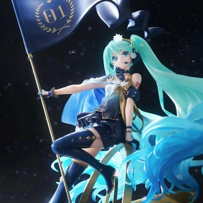 初音フィギュア雪姫ロングヘア人形女の子飾りモデルブラインドボックス人形福袋二次元|undefined