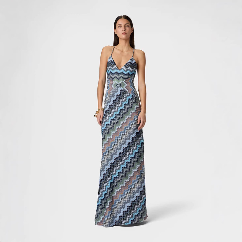 European and American 2026 Summer New Cross-Border Women's Fashion Vacation Style High-End Printed Strapless Ripple Slim-Fit Dress