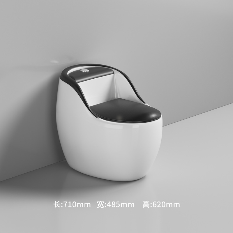 Hogar inodoro ultra-alto sifón inodoro mudo desodorante ahorro de agua tipo huevo gran diámetro baño inodoro