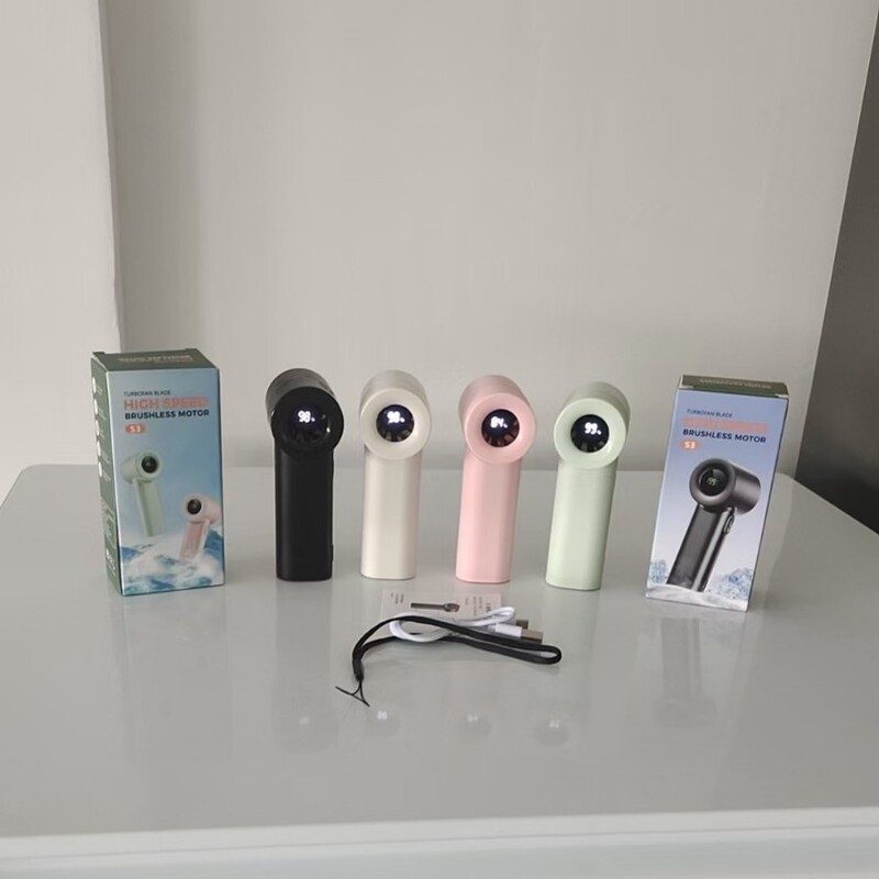 Cross-Border Hot-Selling Product N610 Mini Outdoor High-Speed USB Handheld Fan with Strong Wind Power, Neck-Hanging Handheld Mini Fan Cross-Border Hot-Selling Product N610 Mini Outdoor High-Speed USB Handheld Fan with Strong Wind Power, Neck-Hanging Handheld Mini Fan