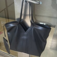 2025新款杨树林Y字软皮大容量托特包慵懒风Caba松弛感腋下包包女