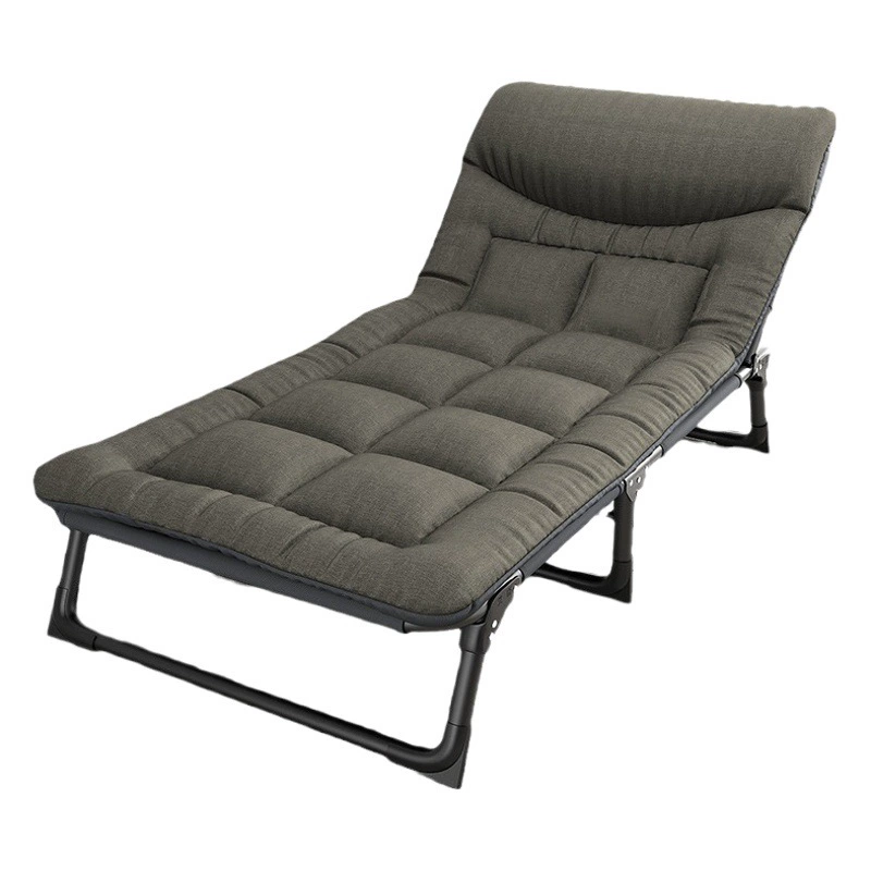 Складная кровать для одного человека, незаменима для офисного отдыха, для сопровождения в больнице, портативная для кемпинга, удобное кресло-реклайнер двойного назначения с местом для хранения.