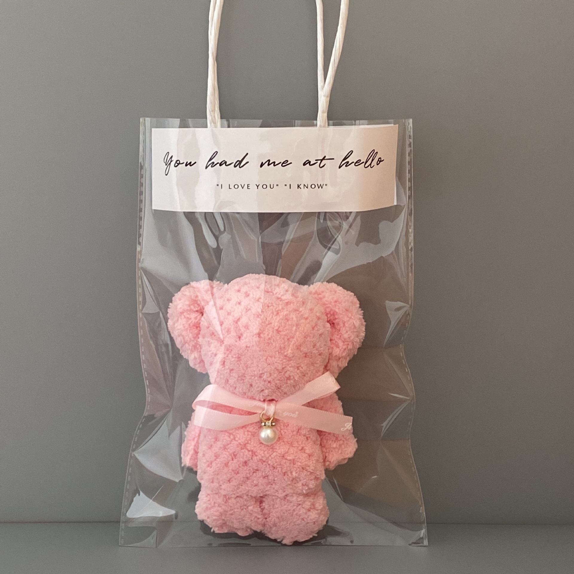 Pink Bear+Ordinary Gem Bag