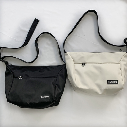 Canvas bag women crossbody bag Japanese style bag men single shoulder bag functional workwear bag trendy brand mailman street fashion men's bag