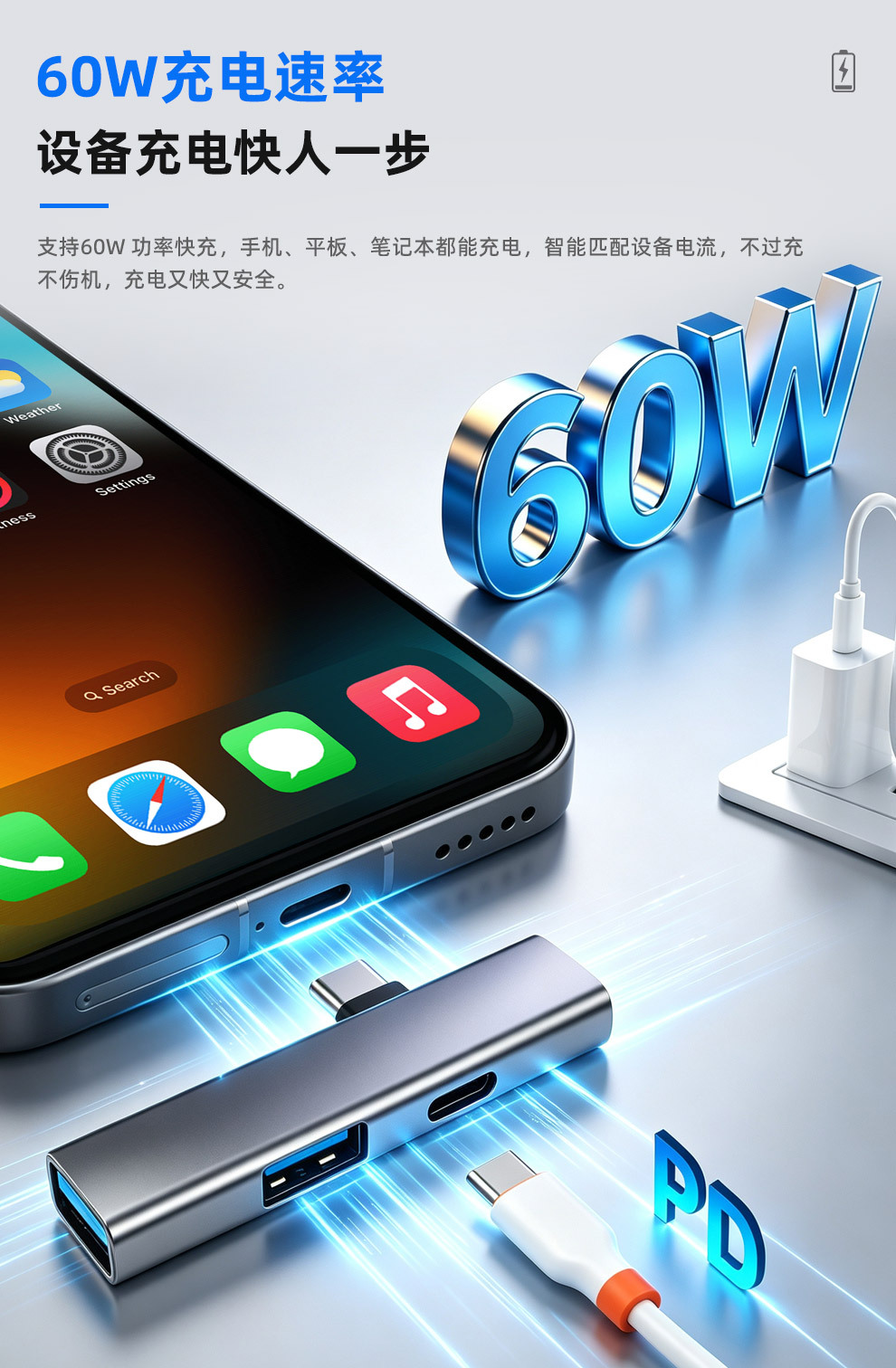 Sınır Ötesi USB Arayüz Genişletici 5GB İletim Type-C Erkek USB3.0 Dişi Adaptör Yan Açılı Genişletme Dock
