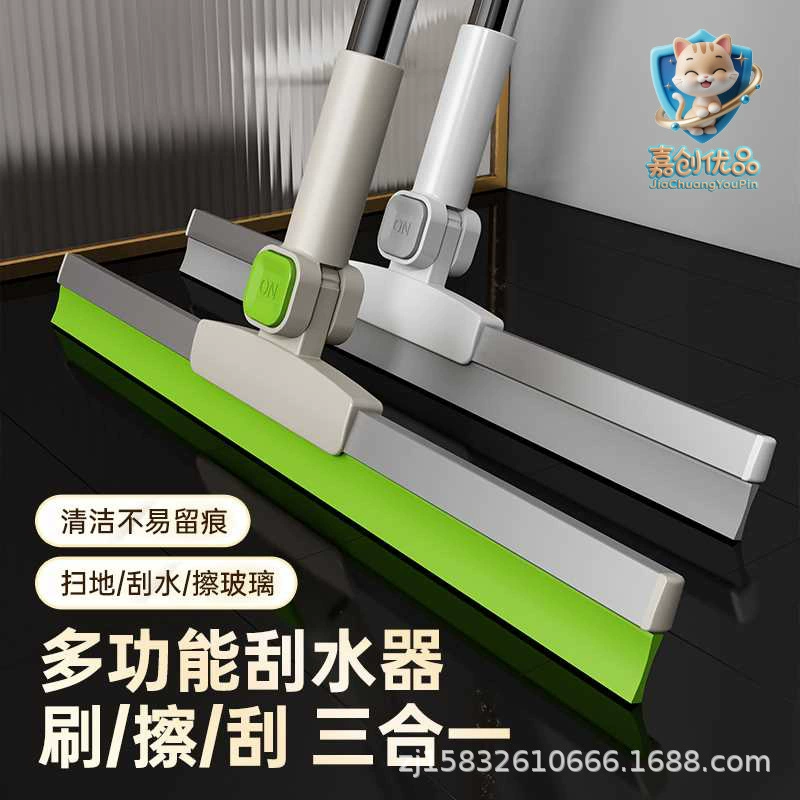Многоцелевая волшебная силиконовая метла, бытовая ленивая метла для пола в ванной комнате, регулируемый стеклоочиститель