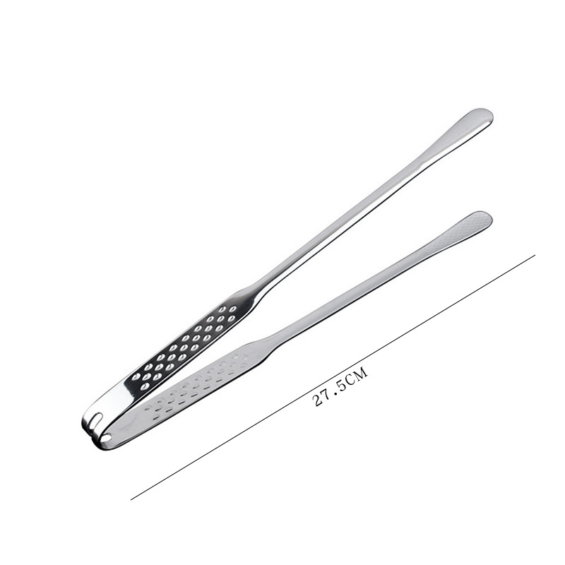 18 / 10 abrazadera de barbacoa de acero inoxidable abrazadera de comida abrazadera de tamaño de abrazadera de acero abrazadera de barbacoa coreana abrazadera de pan grueso