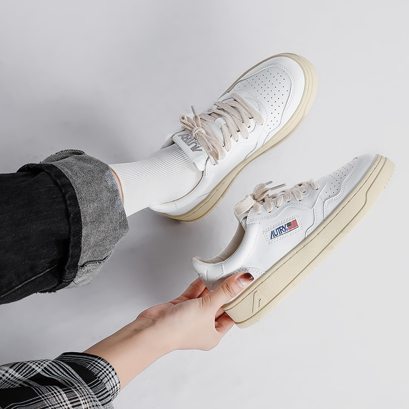 autry autry sneaker Yu Shuxin same ept white shoes women's super popular retro sneakers men's 34-44