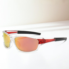 跨境时尚炫彩运动款太阳镜男士户外登山驾驶骑行防紫外线防晒墨镜