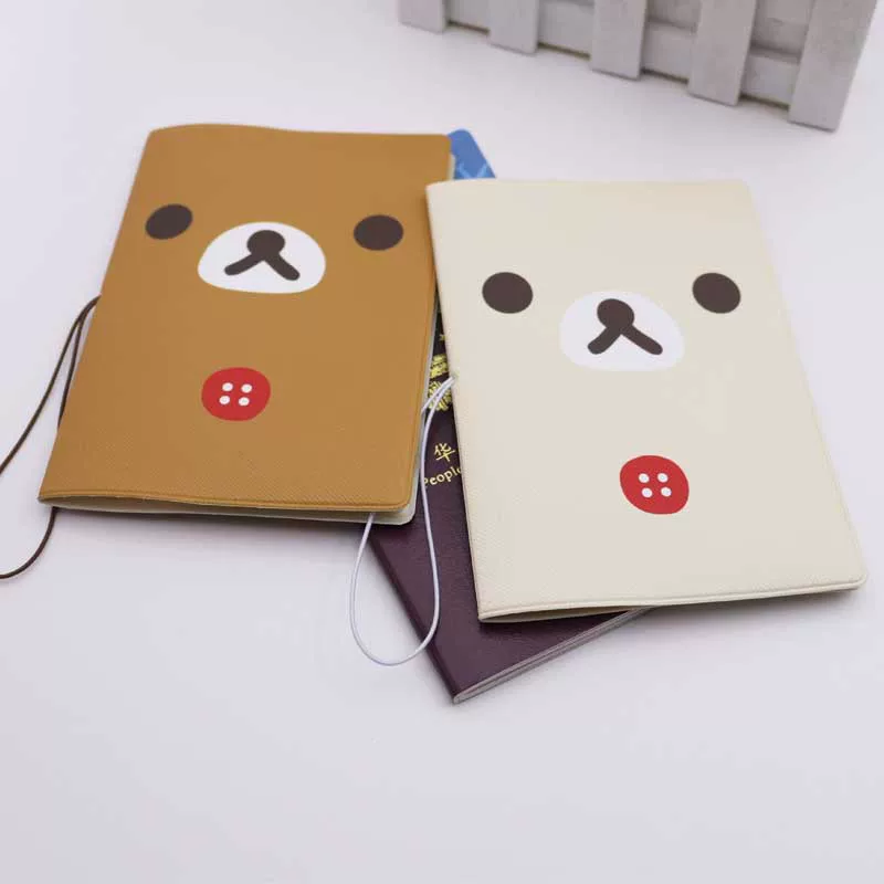 Слот для паспорта RILAKKUMA Easy Bear Passport — курс сертификат, чехол для документов, защита для пересечения границы путешествий и учебы за рубеж