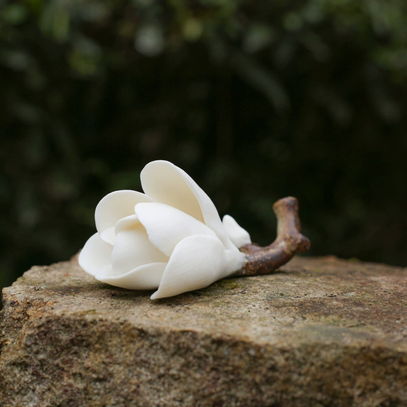 Керамическая магнолия ремесло Традиционная ручная щепотка фарфора магнолии