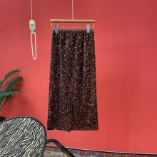 之李【半身裙】闪闪亮片半身裙秋冬中长款直筒包臀裙高腰遮胯显瘦