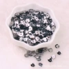 6mm silver base gray