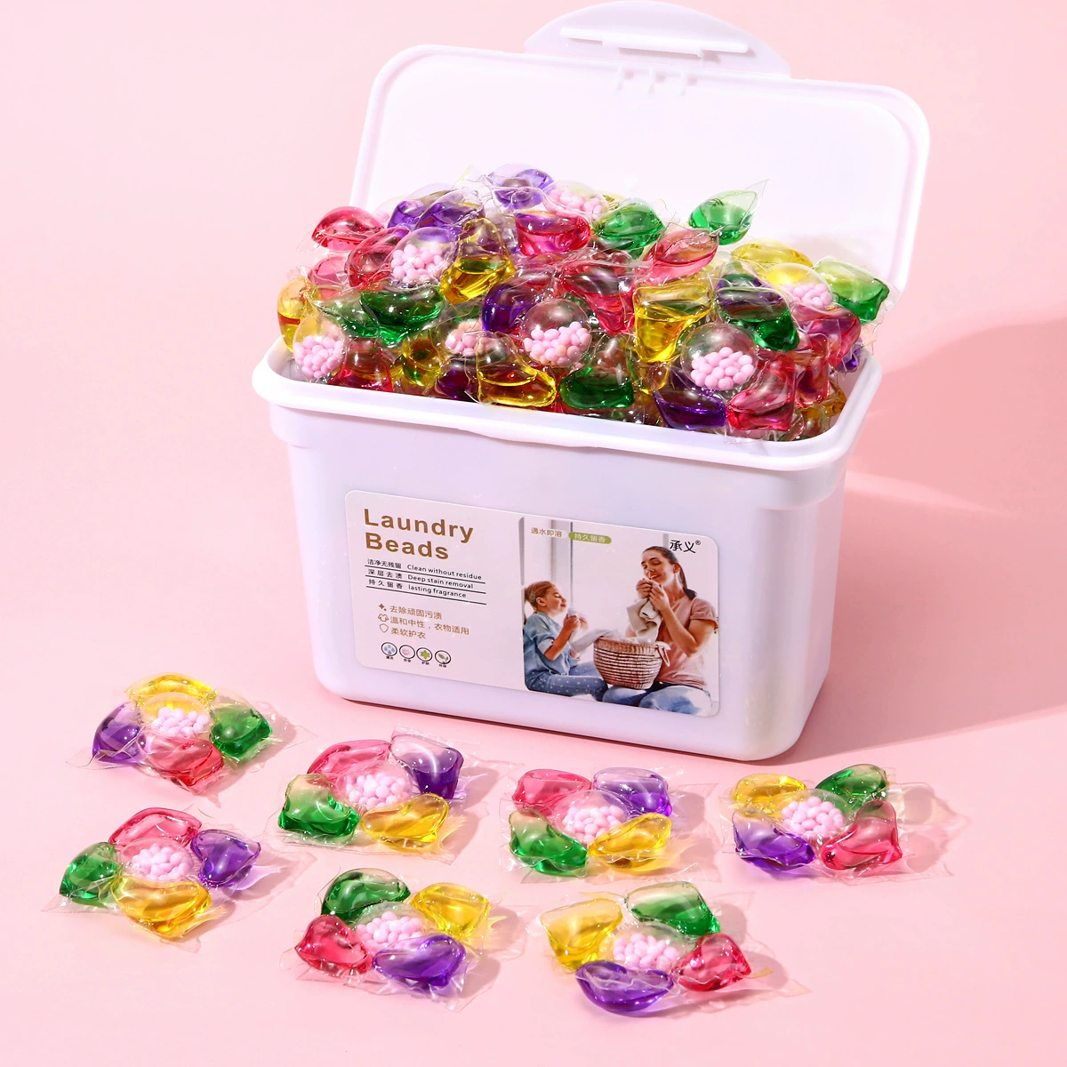 Прачечная «пять в одном» прочные ароматические шарики