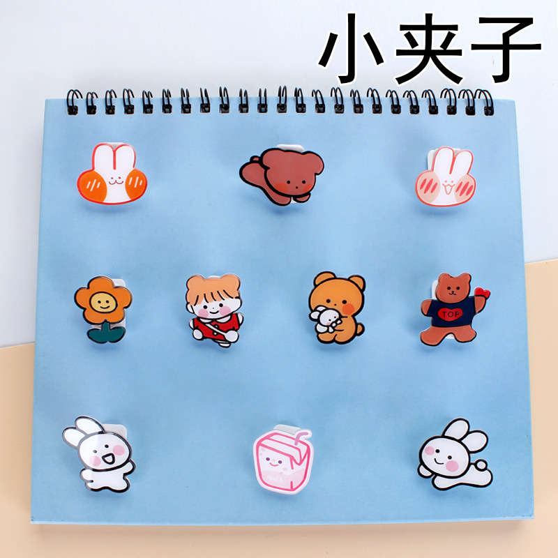 Cute acrylic plastic cartoon photo, storage system, classification
