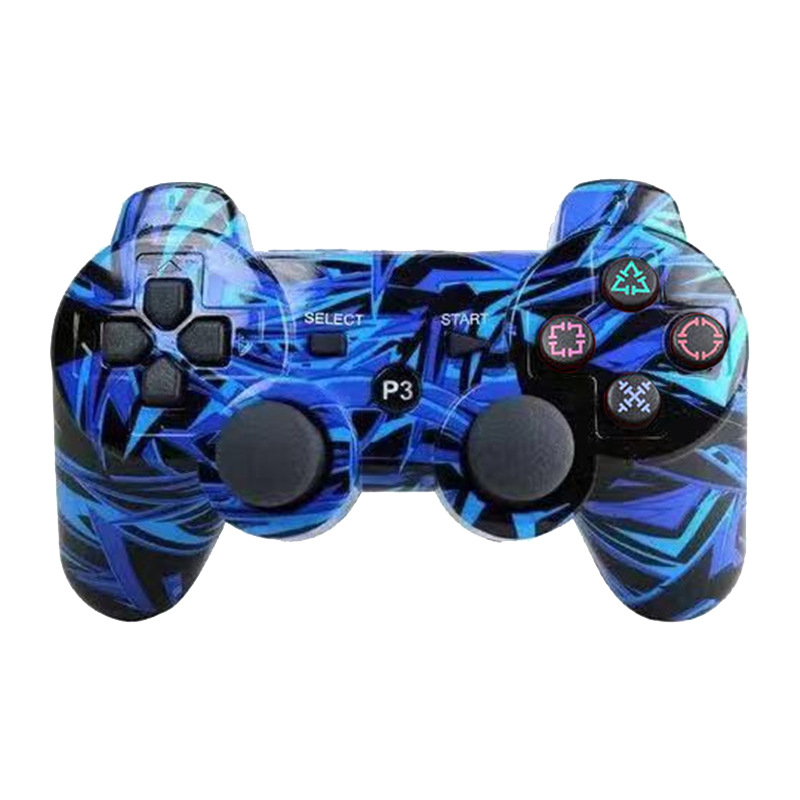 Mango PS3 transfronterizo al por mayor de fábrica doble vibración doble caballo botón de copo de nieve PS3 mango de juego inalámbrico Bluetooth