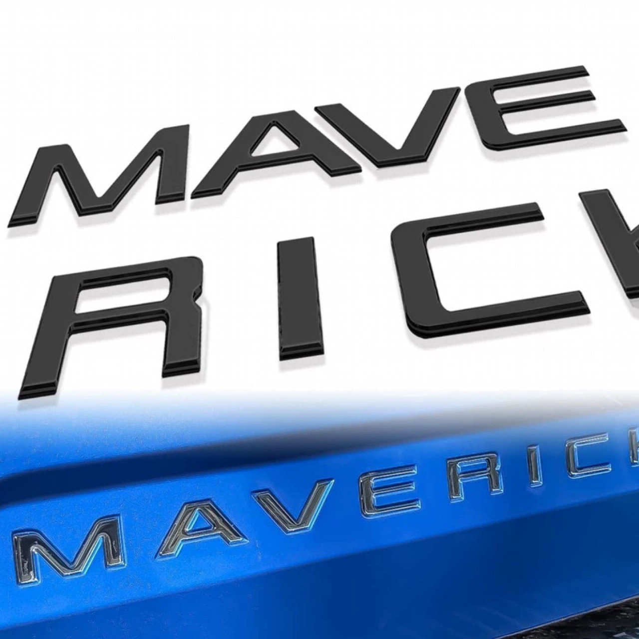 [Подходит для Ford Maverick Tremor наклейка заднего багажника английская надпись, оригинальная выемка]