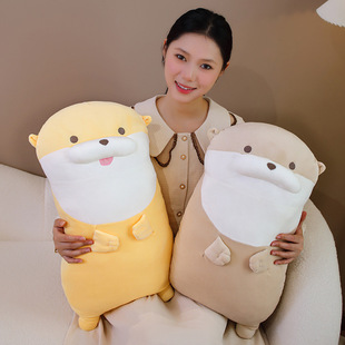 Soft Moe Standing Otter Pillow Doll Plush Toy Cute Moe Sea Otter Doll Creative Doll Doll Pillow