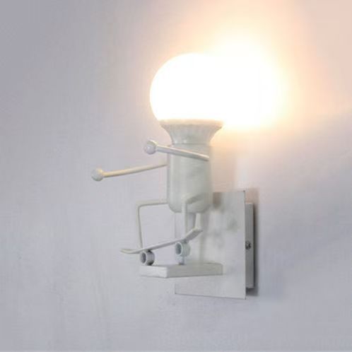 Suministro moderno simple creativo personalizado habitación infantil transfronteriza escalera escalada villano lámpara de pared transfronteriza Comercio exterior LED lámpara de pared