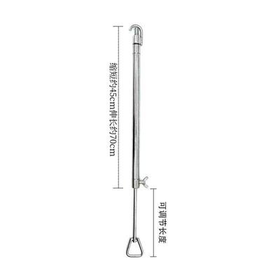 Car dent repair tool door support rod machine cover pull rod telescopic fixing rod seamless repair auxiliary tool (Mühərrik alətləri) - long-support-rod