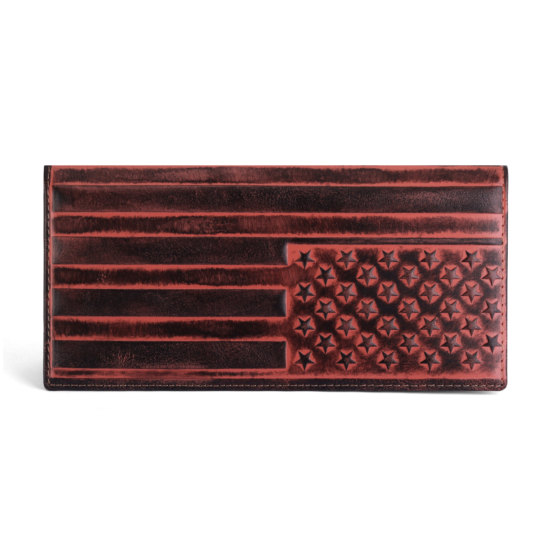 Cartera multifunción de tres pliegues transfronteriza para hombre RFID antirrobo cepillo estampado con cremallera bolso de cuero de longitud media para hombre