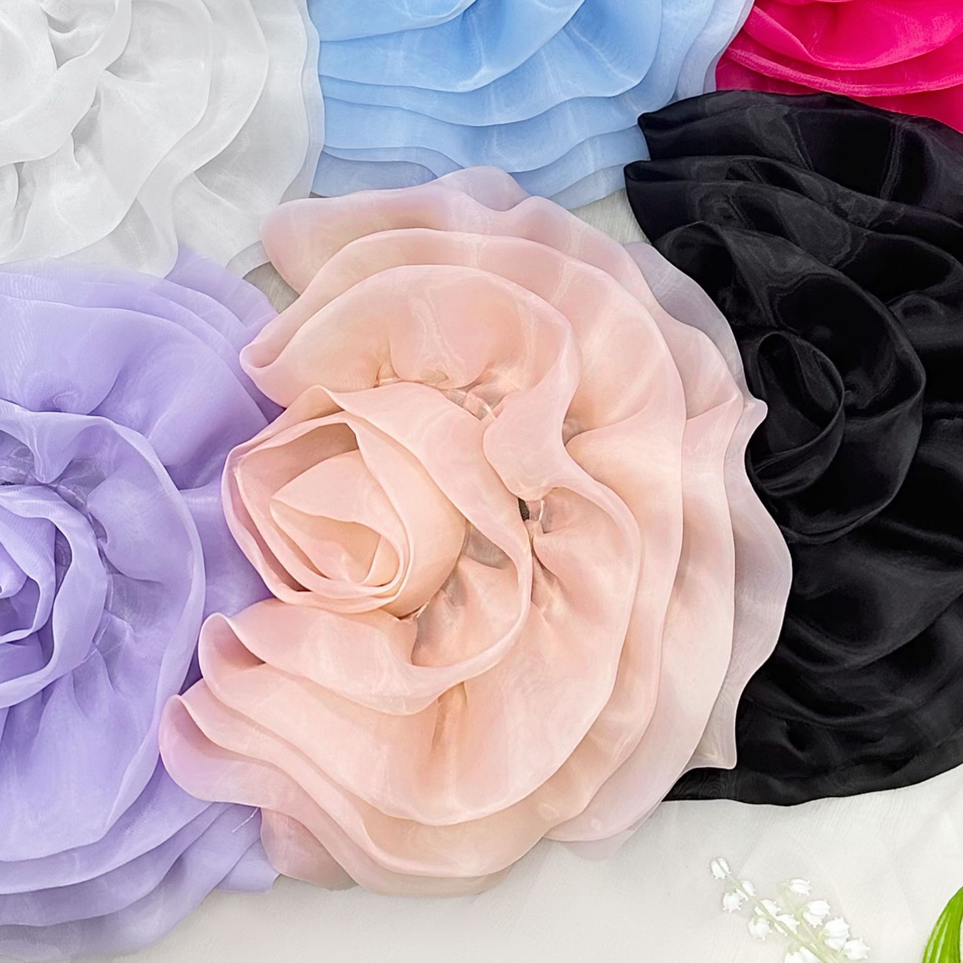 Irregular ergena flor hecha a mano DIY ropa flor de pecho trajes de baño cabina tocado decoración flor tridimensional al por mayor