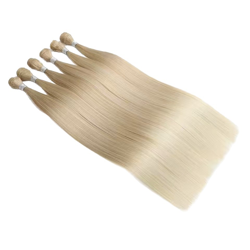 Extensiones de cabello sintético liso marrón de 22/26/30 pulgadas, cabello rubio largo y liso para mujeres, pelucas modernas resistentes al calor.