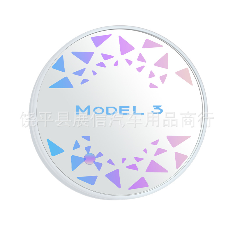 Aplicable a Tesla Model3 ModelX ModelS coche luminoso estera taza de agua LED atmósfera luz colorida