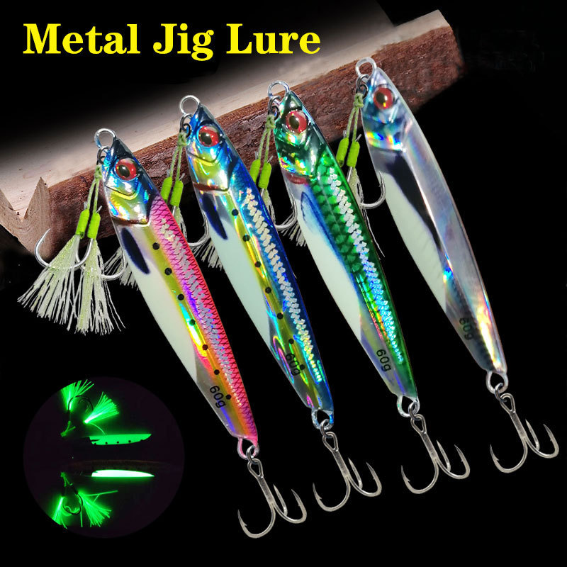 Imitation horse brand long shot falling iron plate Luya bait double hook reinforced three hooks bank throwing sequins iron plate bait lead fish fake bait Imitation horse brand long shot falling iron plate Luya bait double hook reinforced three hooks bank throwing sequins iron plate bait lead fish fake bait