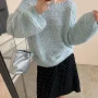 秋冬显瘦新款宽松毛衣