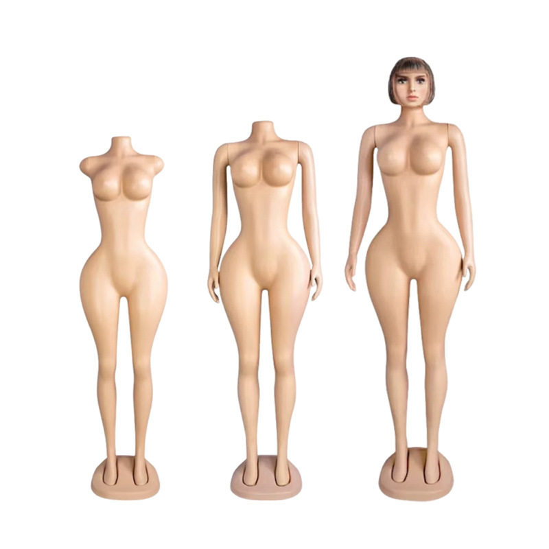 Modelo femenino de gran tamaño comercio exterior transfronterizo color de piel modelo de ropa femenina muestra de ventana maniquí modelo de cuerpo completo