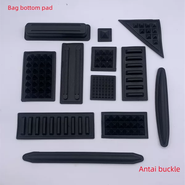 Handbag luggage plastic accessories PVC bag bottom pad computer bag bottom handbag brick pyramid foot pad