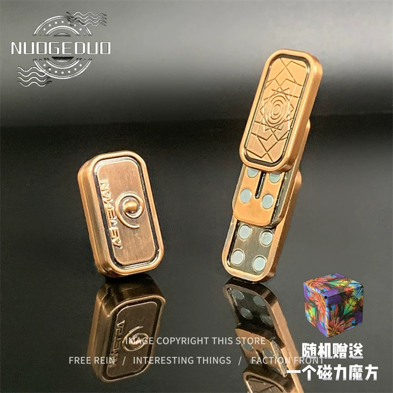 EDC игрушка для снятия стресса — магнитная металлическая карточка-монета высокого усилия, карманный фиджет