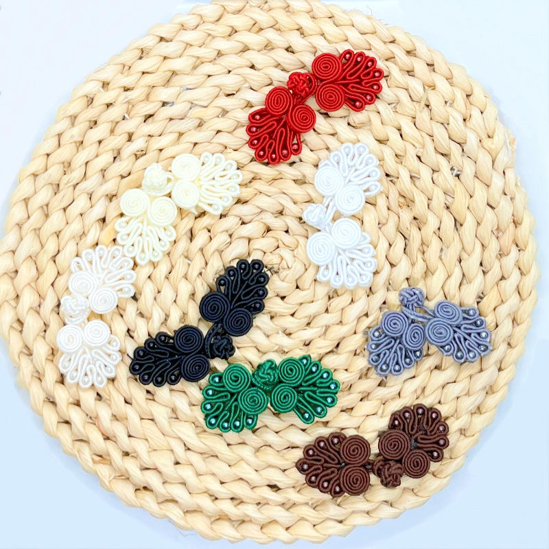 七珠盘扣旗袍纽扣中式喜帖手工复古装饰古装传统服装配件