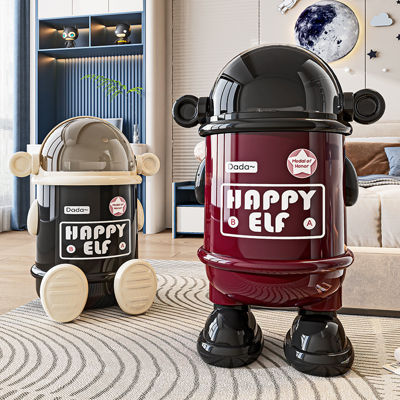Wholesale Trash Cans for Home Use, New Creative and Cute Designs with Wheels, Suitable for Living Room, Kitchen, Bedroom, and Bathroom Storage Wholesale Trash Cans for Home Use, New Creative and Cute Designs with Wheels, Suitable for Living Room, Kitchen, Bedroom, and Bathroom Storage