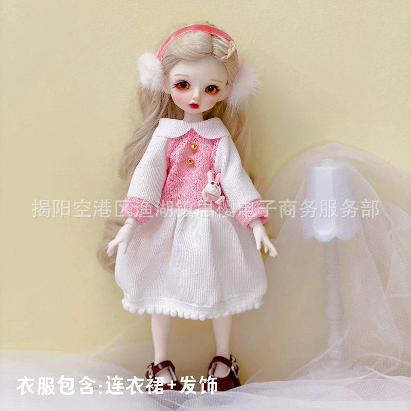 Doll clothes set, 30 cm 6-point BJD, Lolita-style outfit (multi-color YY options)