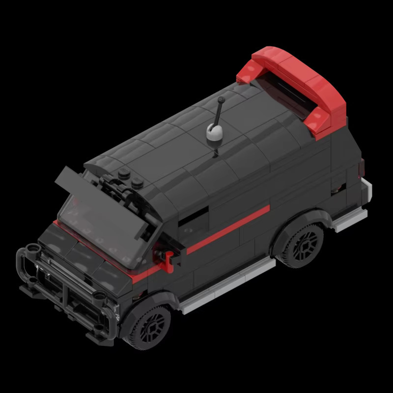 MOC A-Team車両特捜隊自動車玩具模型警察部門建築セット玩具プレゼント|undefined