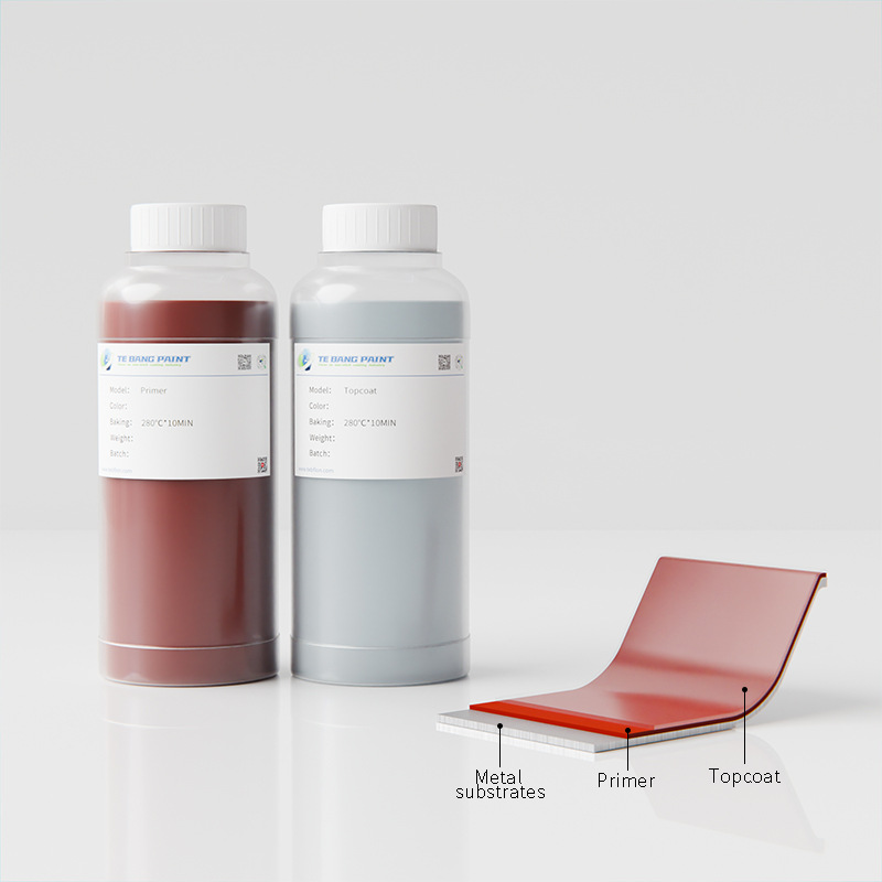 红色陶瓷不粘涂料高光泽耐高温强耐磨易清洁防腐蚀不含氟食品级