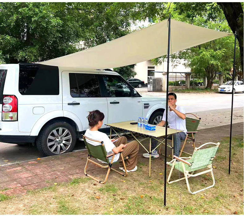 Car Side Canopy, Roof Tent, Outdoor Camping Style Awning, Camping Style Enlarged Rear Side Tent, Vinyl Sunscreen Awning