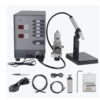 [220V European standard] High power standard + welding tweezers + white buckle chain clip