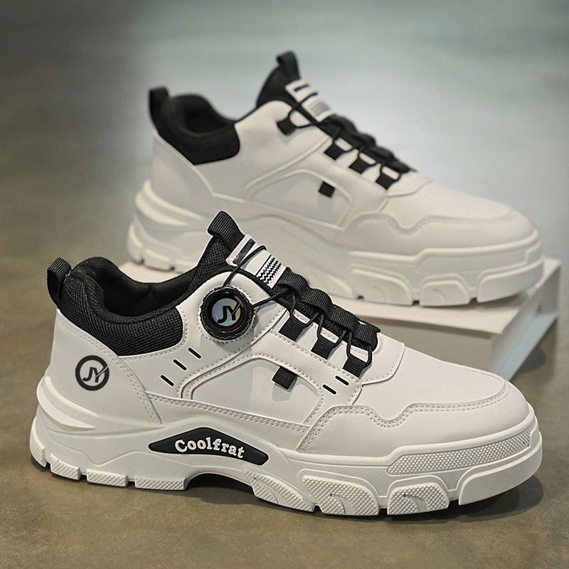Zapatos masculinos en otoño, nuevas tendencias de zapatos de herramientas transpirables, botas martin, zapatos deportivos de suela gruesa para hombres, zapatos de protección laboral para hombres