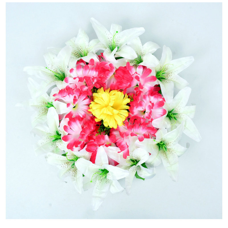 릴리 화환 핑크