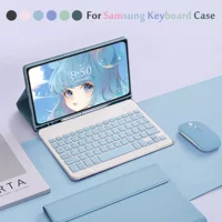 Защитный чехол-клавиатура для планшета Samsung, совместимый с S6/A8/A7/A9/S7/S8/S9, 11" , Bluetooth