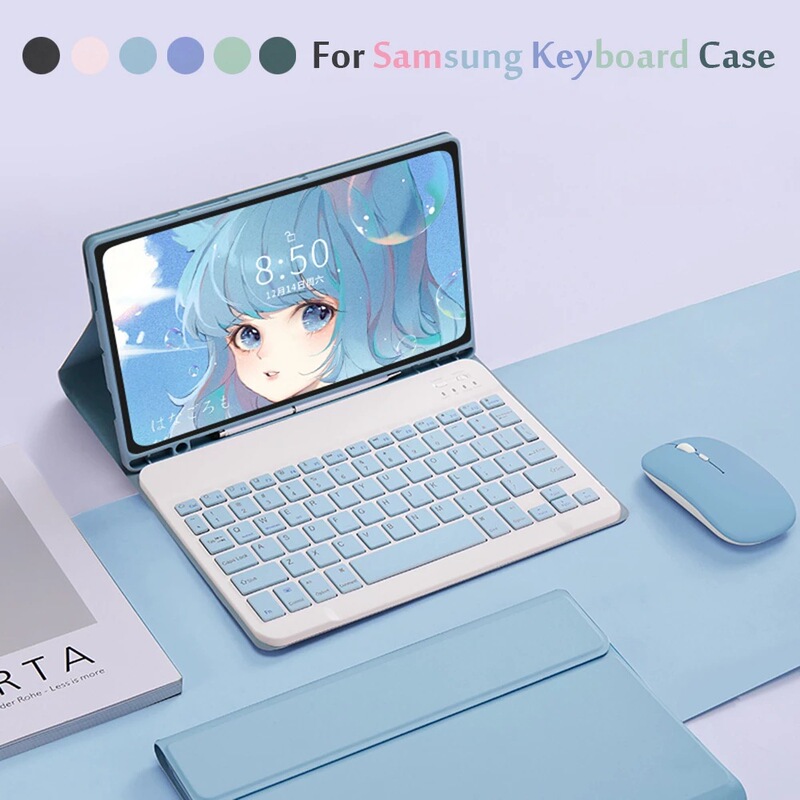 Suitable for S11 Samsung S10Lite Tablet A8 Bluetooth Keyboard A7 Protective Case A9+ 11inch S7/S8/S9Fe Case